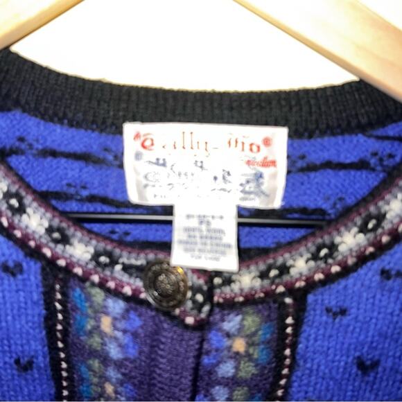 VNTG A TALLY- THO button up wool cardigan S - Picture 5 of 6